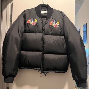 OFF-WHITE “WOMAN” Puffer Jacket SZ S/M